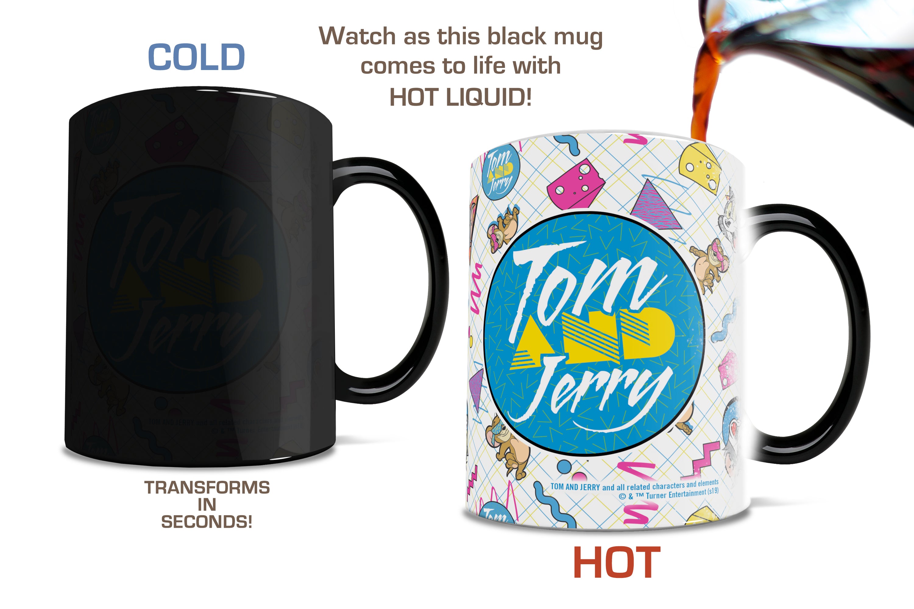 Tom and Jerry (Retro) Morphing Mugs®  Heat-Sensitive Mug MMUG1034